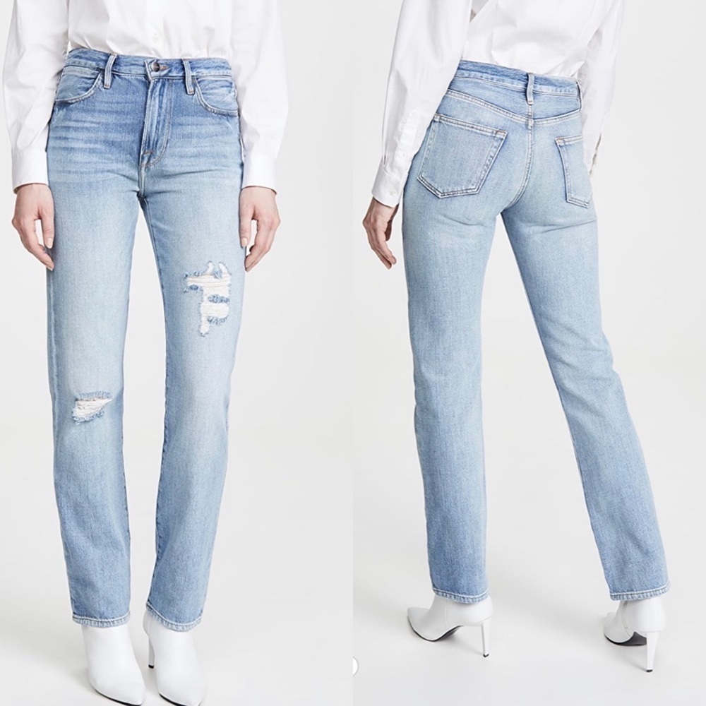 FRAME Le Hollywood Straight Leg Jeans Fernhill 29